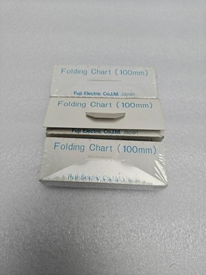 Fuji Electric DL-5000-B 5F DL5000B Folding Chart 100mm (LOT OF 3 PCS) FREE SHIPP