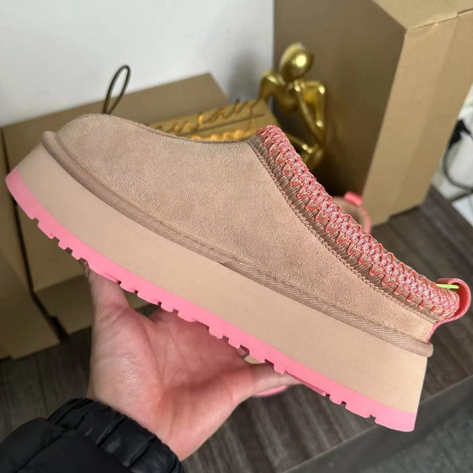 Zapatilla UGG Tasman para mujer y hombre gamuza superior rosa castaño Foto 2 de 4