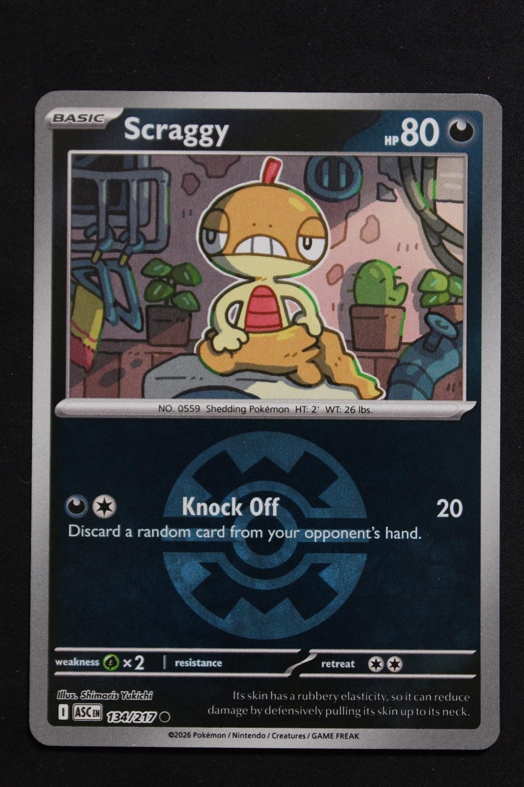 Pokemon Scraggy (Quick Ball) C NM - ME: Ascended Heroes 134/217