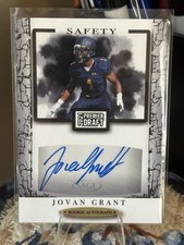2021 SAGE HIT Autographs Black #A31 Jovan Grant Auto Rookie RC Card