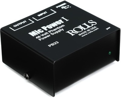 Rolls PB23 Mic Power I 48V Phantom Power Adapter (5-pack) Bundle