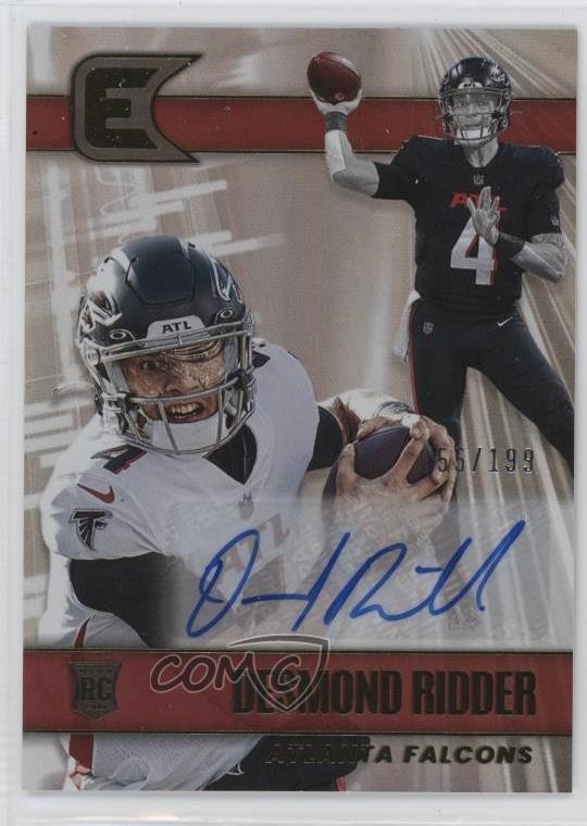 2022 Panini Chronicles Essentials /199 Desmond Ridder Rookie Auto RC 0fv4