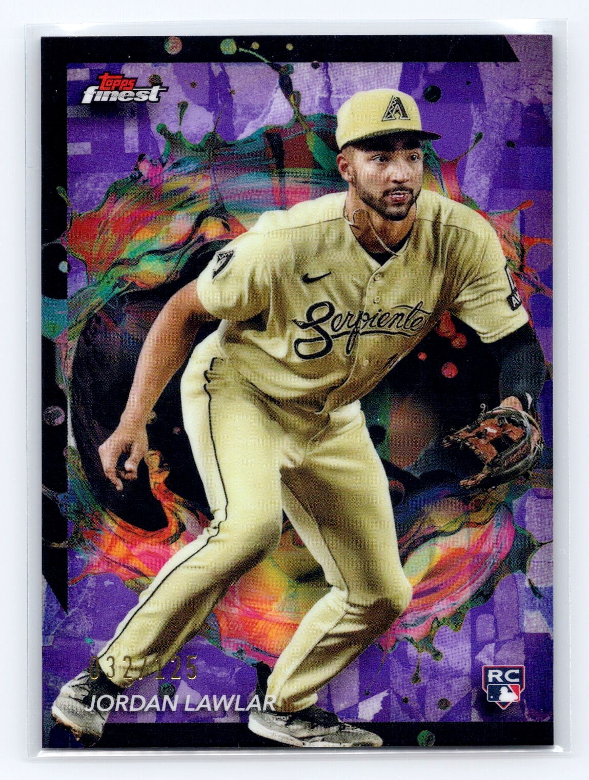 2024 Finest #239 Jordan Lawlar Purple Refractor #/125