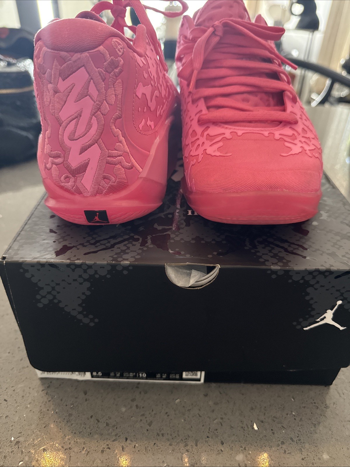 SAOLA Nike Jordan Zion 3 da uomo taglia 8 5 rosa ghiaccio rosa brillante DR0675 600