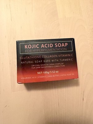 Kojic Acid Soap with Tumeric, Shea Butter, Olive Oil for Hyperpigmentation