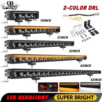 10-52 Zoll LED Lichtbalken 12V 24V Offroad Arbeitsscheinwerfer ECE R7 R10 R112