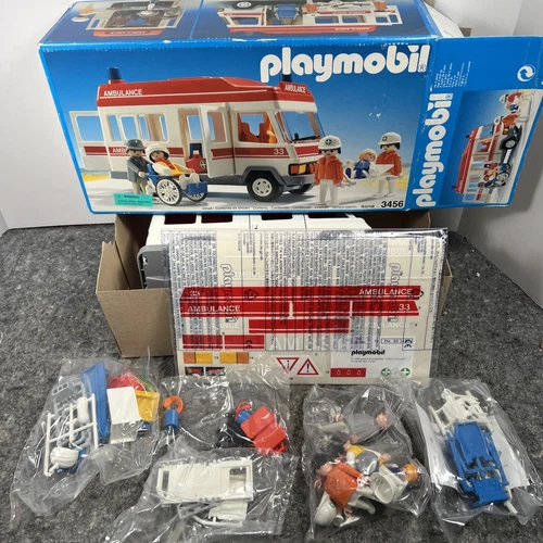 PLAYMOBIL 3456 AMBULANCE MADE IN  GERMANY 1992 NIOB