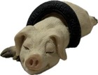 Piggin Tired 1993 David Corbridge Handmade Ceramic Figurine