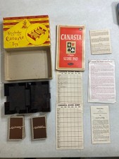 Vintage Kingsbridge Canasta "Trey" 1951 Score Pad Instructions Game Set