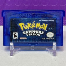 Pokemon Sapphire Version GBA [Authentic – New Battery] Gameboy Advance Cartridge