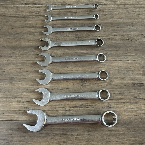 Snap On Tools USA OEX 8pc SAE 5/16–1" Short Stubby Combination Wrench Set Mixed - Picture 14 of 18