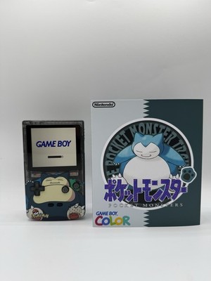 Custom Snorlax USB C Rechargeable Nintendo Gameboy Color W Matching Box Pokémon