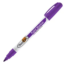 Thornton's Art Supply Oil-Based Paint Marker, Fine Point, Purple Ink
