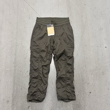 The North Face Women  s Aphrodite Motion Crop Pants Olive Green Lightweight XS