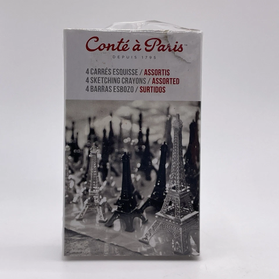 Nuevo en caja Conte a Paris Mini Crayón de Bolsillo Color Caja de Cerillas Paquete Arte Boceto Francés Foto 2 de 4