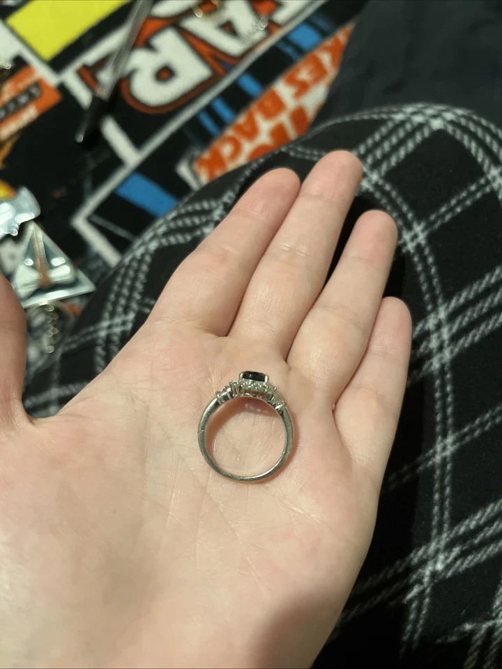 Lab Created Blue Sapphire Maidstone Cubic Zirconia Accents. Princess Diana - Image 3 of 3