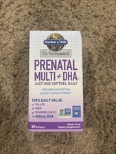 Garden Of Life Dr Formulated Prenatal Multi  DHA Sup 30 gels