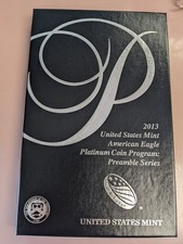 2013-W Platinum 1oz Eagle - Preamble Series in OGP 2595.00 per troy oz