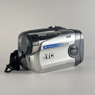 JVC GR-DA30U Silver Digital MiniDV Camcorder 30x Zoom Tested Playback Issue Read