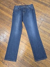 Jag Jeans Womens Plus 16L Mid Rise Straight Leg Stretch