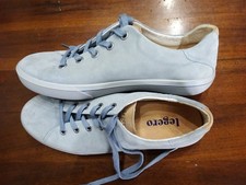 NEU - LEGERO Damen Sneaker Halbschuh Leder blau Gr 43