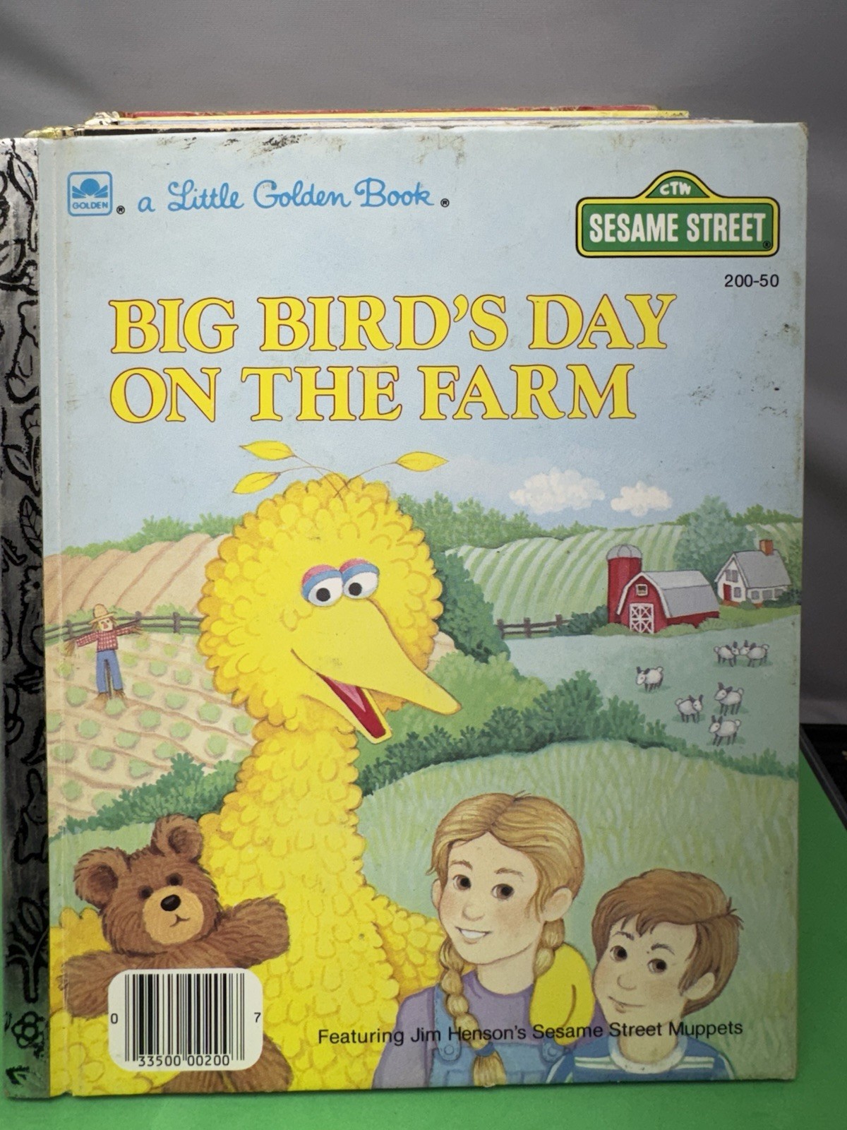 Vintage A Little Golden Book  Big Bird’s Day On The Farm 200-50 1985