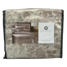 Hotel Collection Foglia Cotton 3 Piece KING Duvet Cover Set