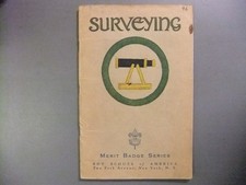 Boy Scout Surveying Merit Badge Pamphlet 5-39 Brown Cover 5012PP