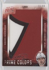 2013-14 Panini Prime Prime Colors Logo 9/69 Adam Henrique #CLG-AH 0c3
