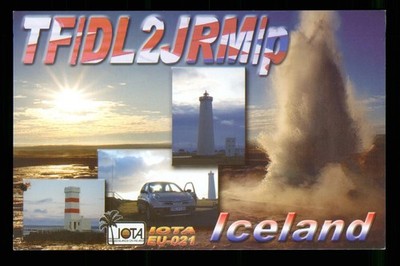 QSL Radio Card Iceland TF / DL2JRM Rene Matthes 2010 Keflavik - J760