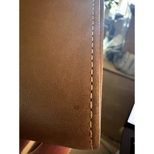 Cartera billetera pequeña de cuero marrón COACH para mujer 3,75" x 4,5" - Imagen 10 de 10