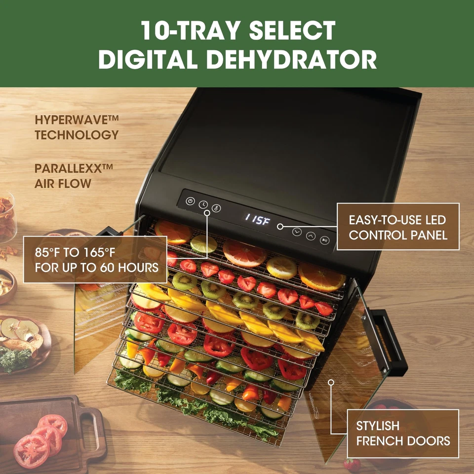 Excalibur电动食品脱水机10盘带可调节温度控制 — 第 4/4 张图片