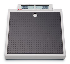 Seca 874 Flat Scale Mobile Use Double Display Push Button 440 lb 200 kg LCD