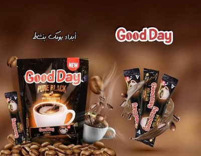  VERSANDKOSTENFREI  60 Sticks X Good Day Bure Black Instantkaffee 2,5 Gramm