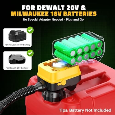 #ad Cordless Fuel Transfer Pump with Auto Stop 3.2 GPM Flow DeWalt 20V $88.19