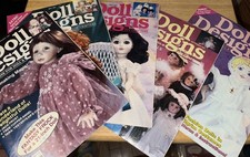 Lot Of 5 - 1991 Doll Designs Magazine. Pull Out Pattern In Each One