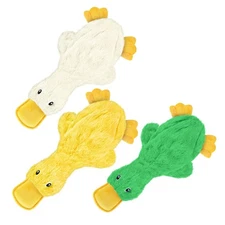 Best Pet Supplies Large Interactive Duck Squeaky Dog Toy Chew Fetch Durable