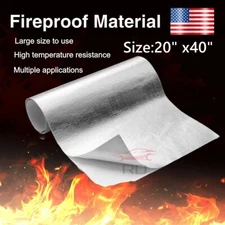 Aluminized Heat Shield Adhesive Backed Heat Barrier Insulation Wrap Reflective