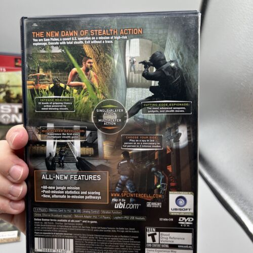 Tom Clancy's Lot Of 3 Playstation 2 Ghost Recon 1 & 2, Splinter Cell Pandora PS2 - Picture 6 of 24