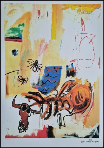 JEAN-MICHEL BASQUIAT * Poison Oasis * 70x50 cm * Lithografie *limitiert # 21/300