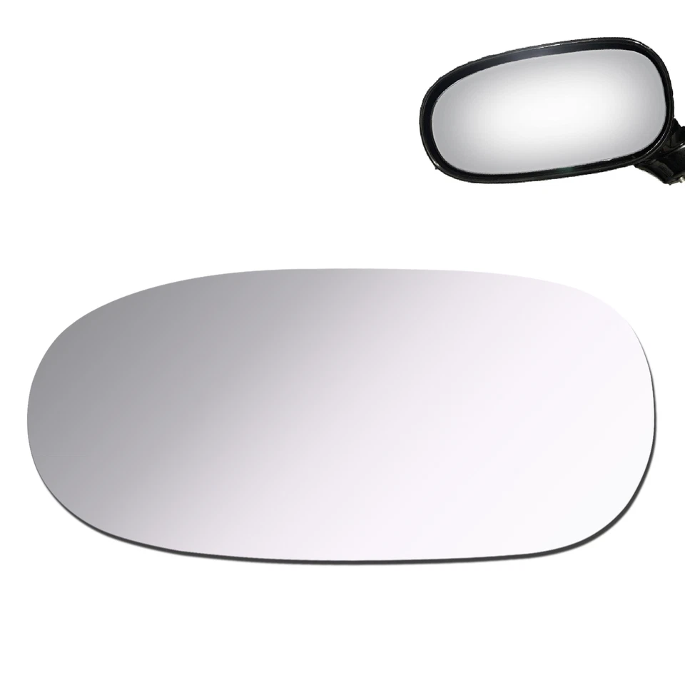 Espejo de vidrio para Chevrolet Corvette 1998-2002 lado del conductor lado izquierdo LH 2835 plano Foto 3 de 4