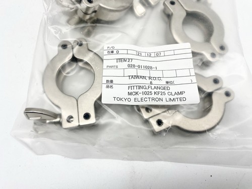 lot of 6 tokyo Vacuum Fittings Aluminium Flange Centering Clamp kf25 - Picture 3 of 3