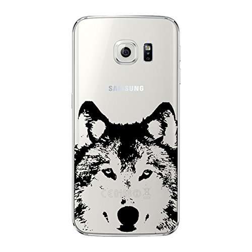 Coque Souple Gel Fantaisie Pour Samsung Galaxy S6 Edge – Motif Pingouin – Neuf