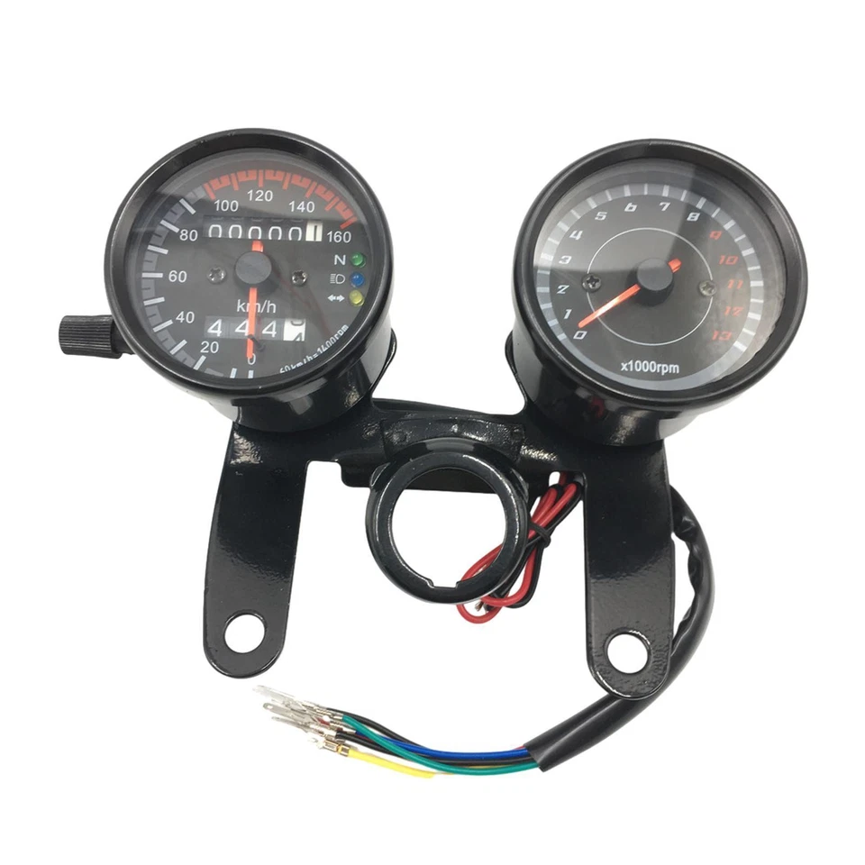 Medidor Velocímetro Moto 12V Instrumento Moto para Profesional Directo Foto 2 de 4