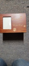 Dog Urn for Ashes with Picture Frame, Wooden Pet Urn Cremation urn for Pet