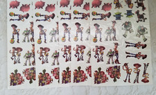 TOY STORY Themed Temporary Tattoos 5 SHEETS Kids Loot Bag Fillers Favours Toys