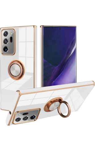 Samsung Galaxy Note 20 Ultra 6,9 Zoll für Herren Damen Mädchen mit Ringhalter weiß
