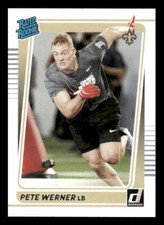 2021 Donruss #322 Pete Werner Rookie New Orleans Saints