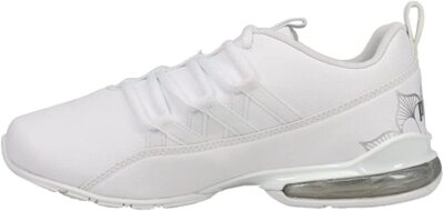 PUMA Riaze Prowl Mandala Women's Training Shoes in White/Metallic Silver, Size 6