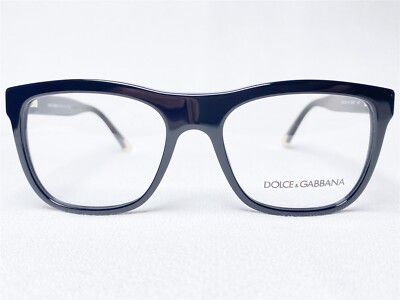 NEW Dolce & Gabbana DG3108 501 Mens Black Square Eyeglasses